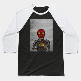 Unveil NFT Character - RobotMask WavesGlyph with Ape Eyes on TeePublic Baseball T-Shirt